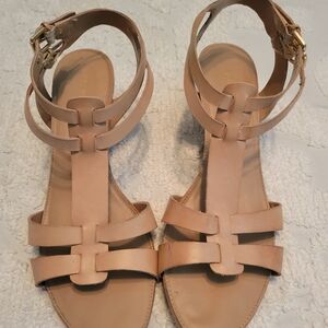Franco Sarto Tan Strappy Sandals
